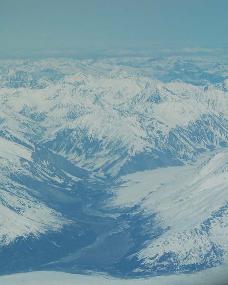 Chugach Mtns from the plane