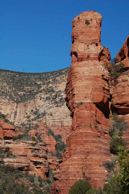 a rock formation in Fay Canyon