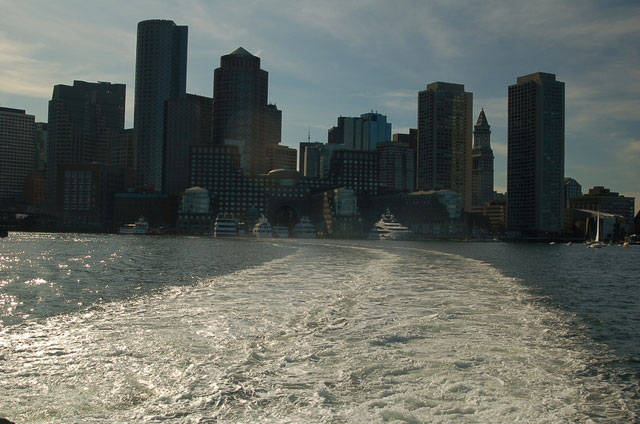 leaving boston harbor