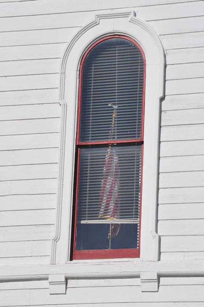Bridgeport courthouse window