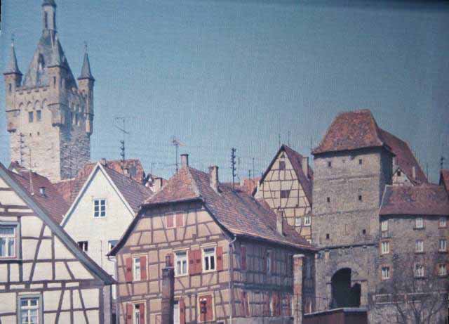 Rothenburg above and Bamberg aboveright both in Germany's state of