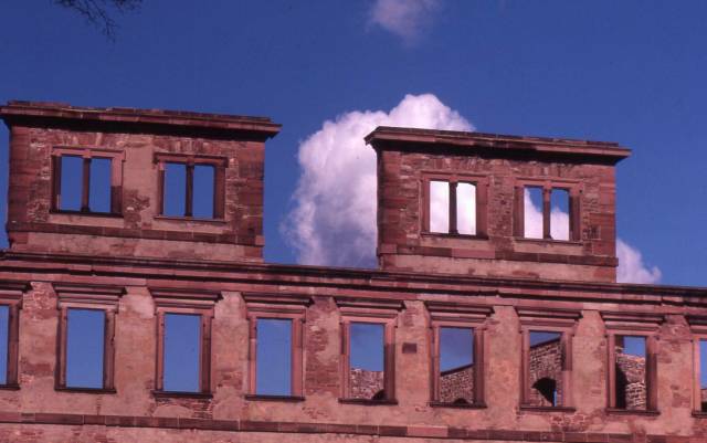 Heidelberg Castle wall ruins