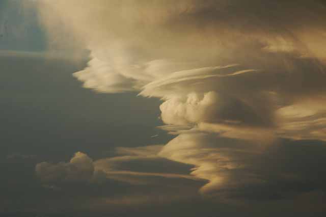 Clouds over the Sierra Nevadas