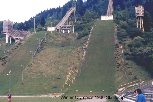 1936 Olympic ski jumps