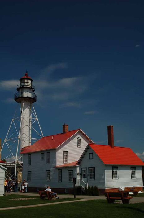 Lighthouse at Whitefish Bay