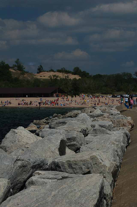 Holland State Park beach