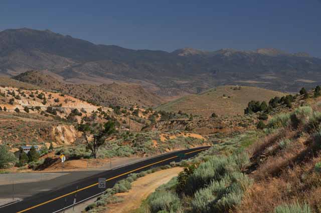 Highway leading out of Virginia City