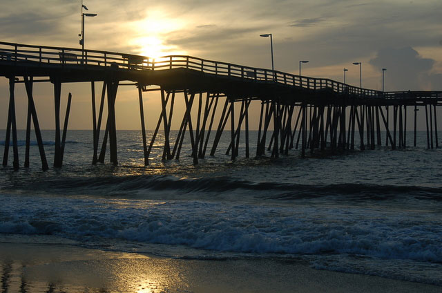 Avon pier at sunrise