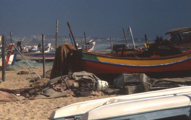 fishermen on beach, Albufeiro