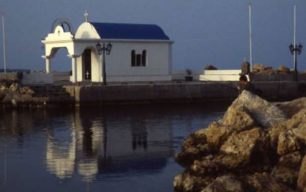 Faliraki harbor chapel