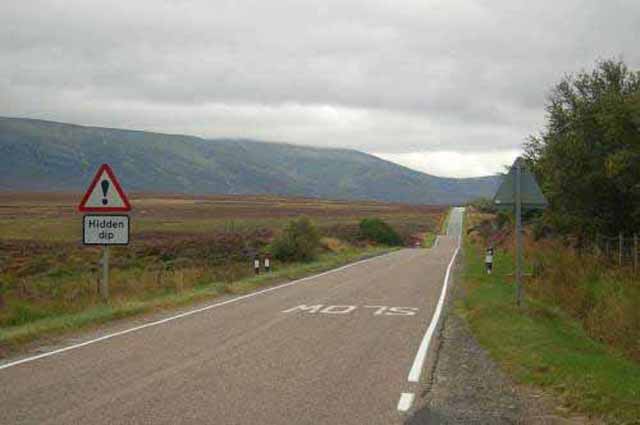 On the A87