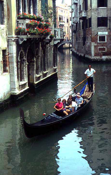 gondola in canal