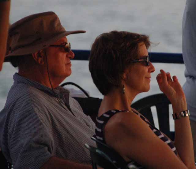 ann and dick watch the sunset