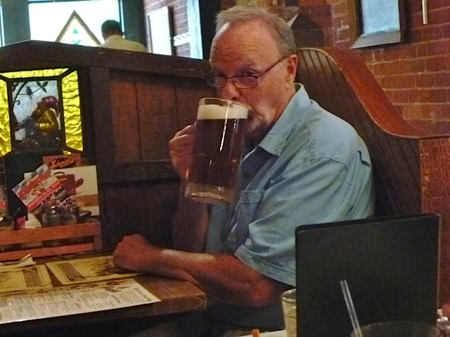 Dale with a good German beer