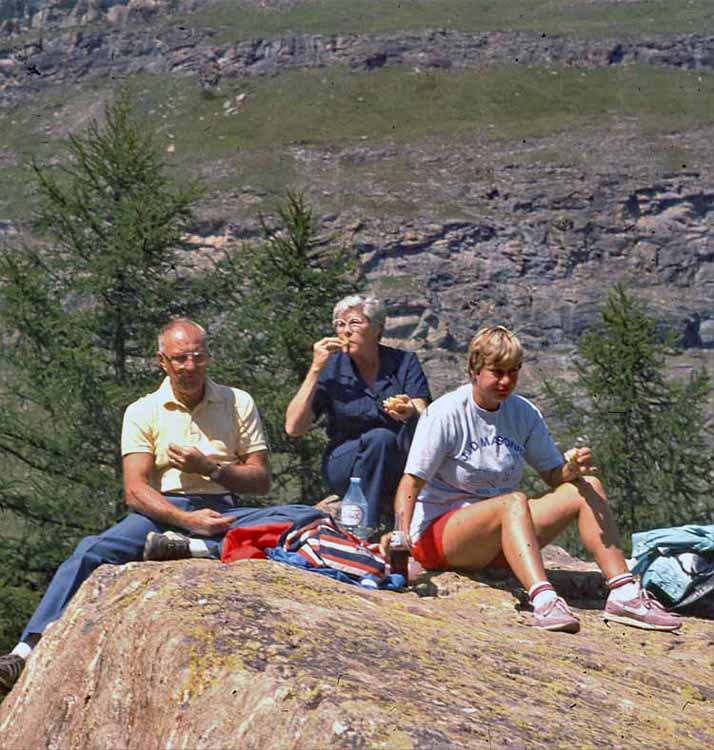 picnic on rock