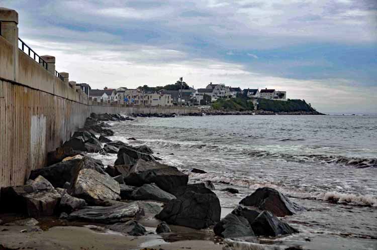 rocky shoreline