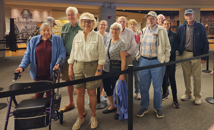 group in line at gettysburg v.c.